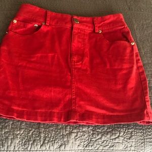 Forever 21 Red mini skirt